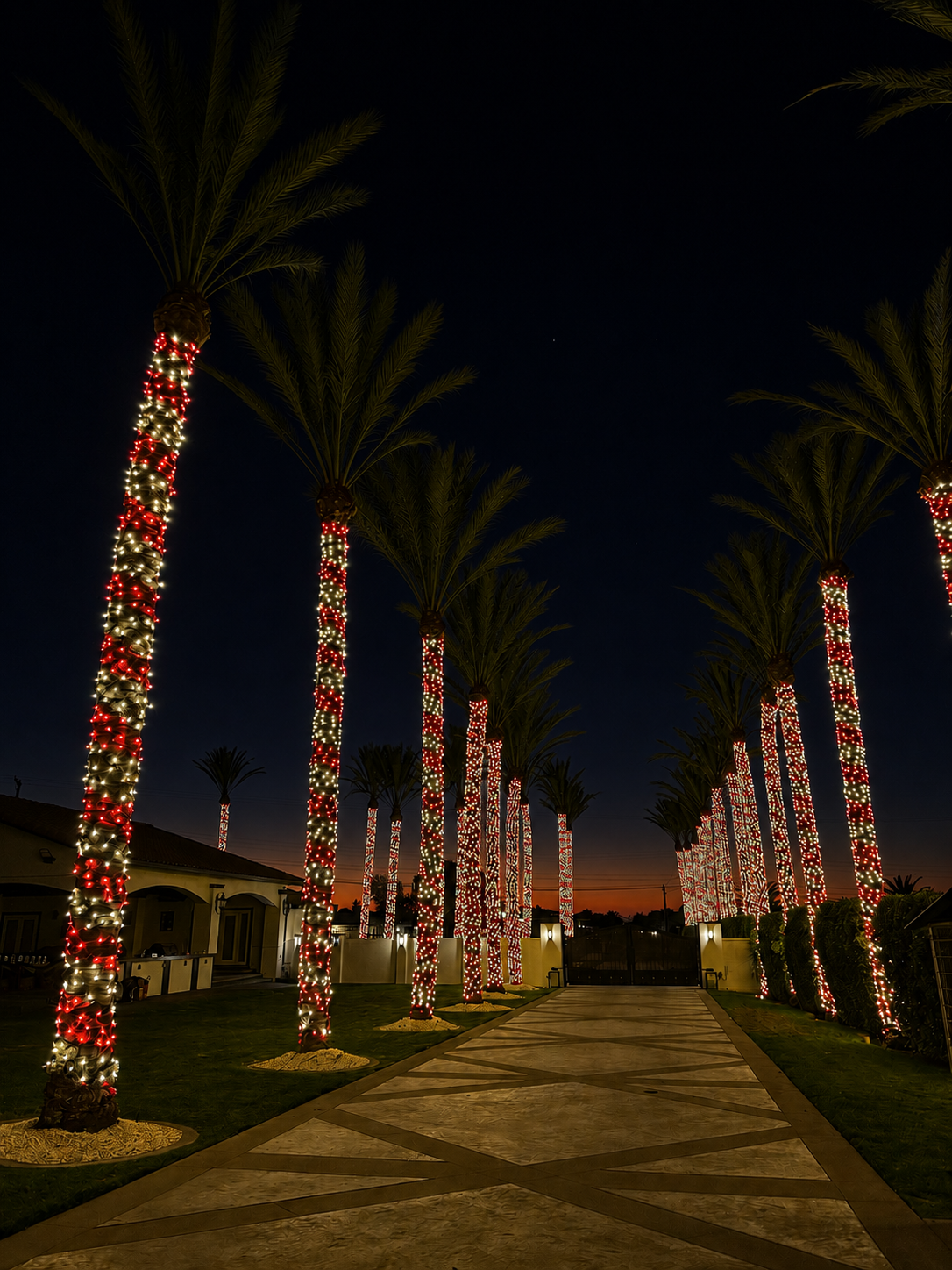 Candy Cane tree wrap