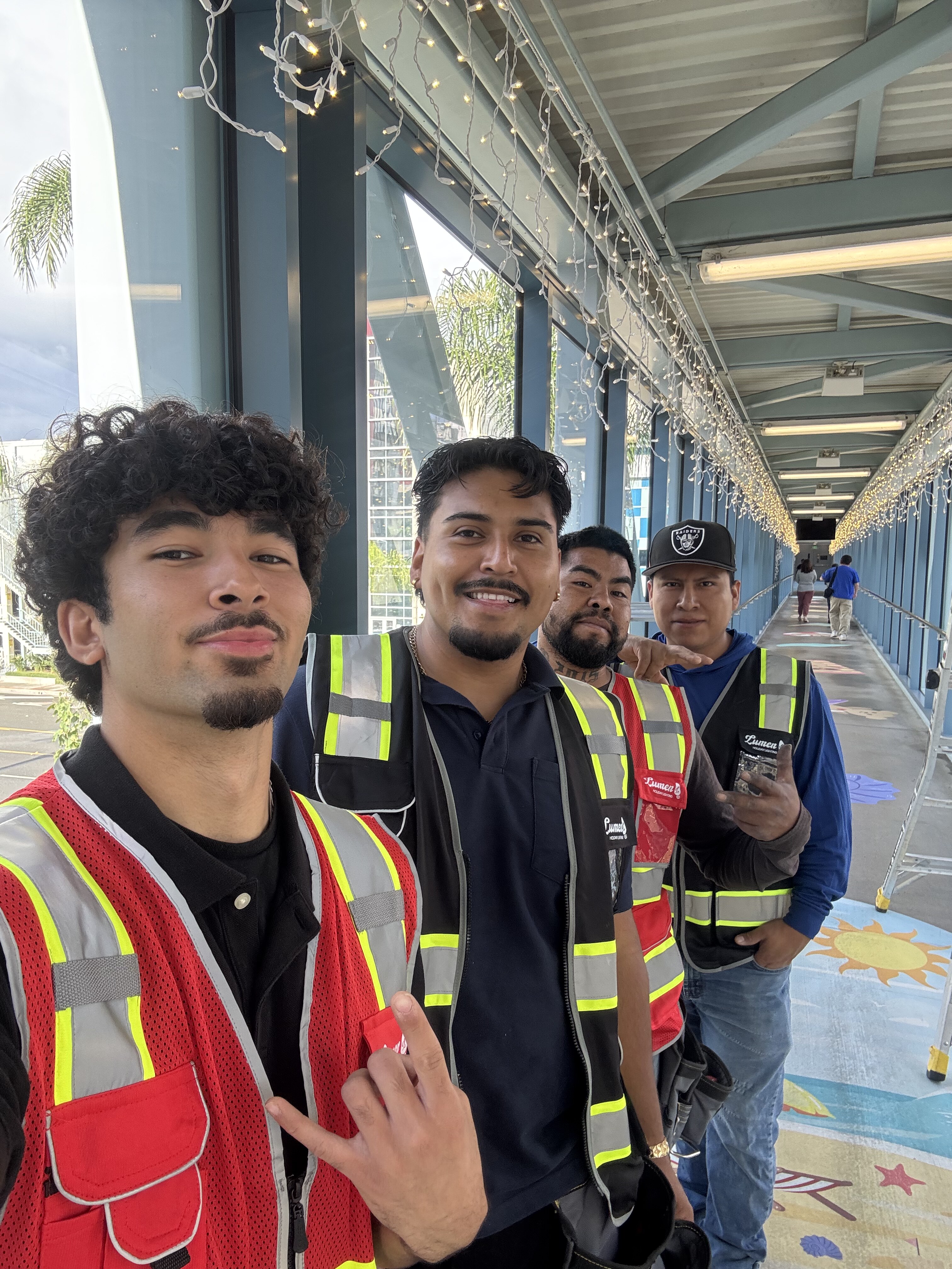 Lumen Holiday Lighting team